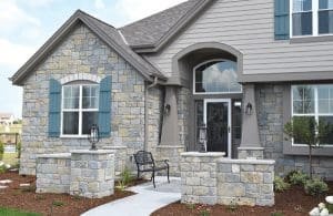 Tumbled Grey/Buff Chateau Castlestone Thin Veneer